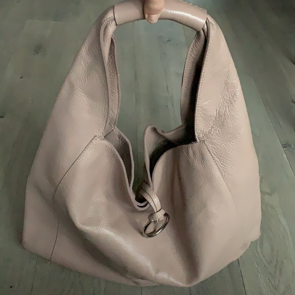 Pulicati Handbags - Italian Large Leather Hobo Bag